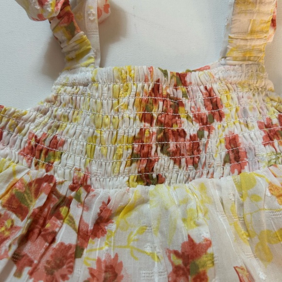 Sincerely Jules Floral Kids Dress - Yellow and Red - Picture 8 of 12